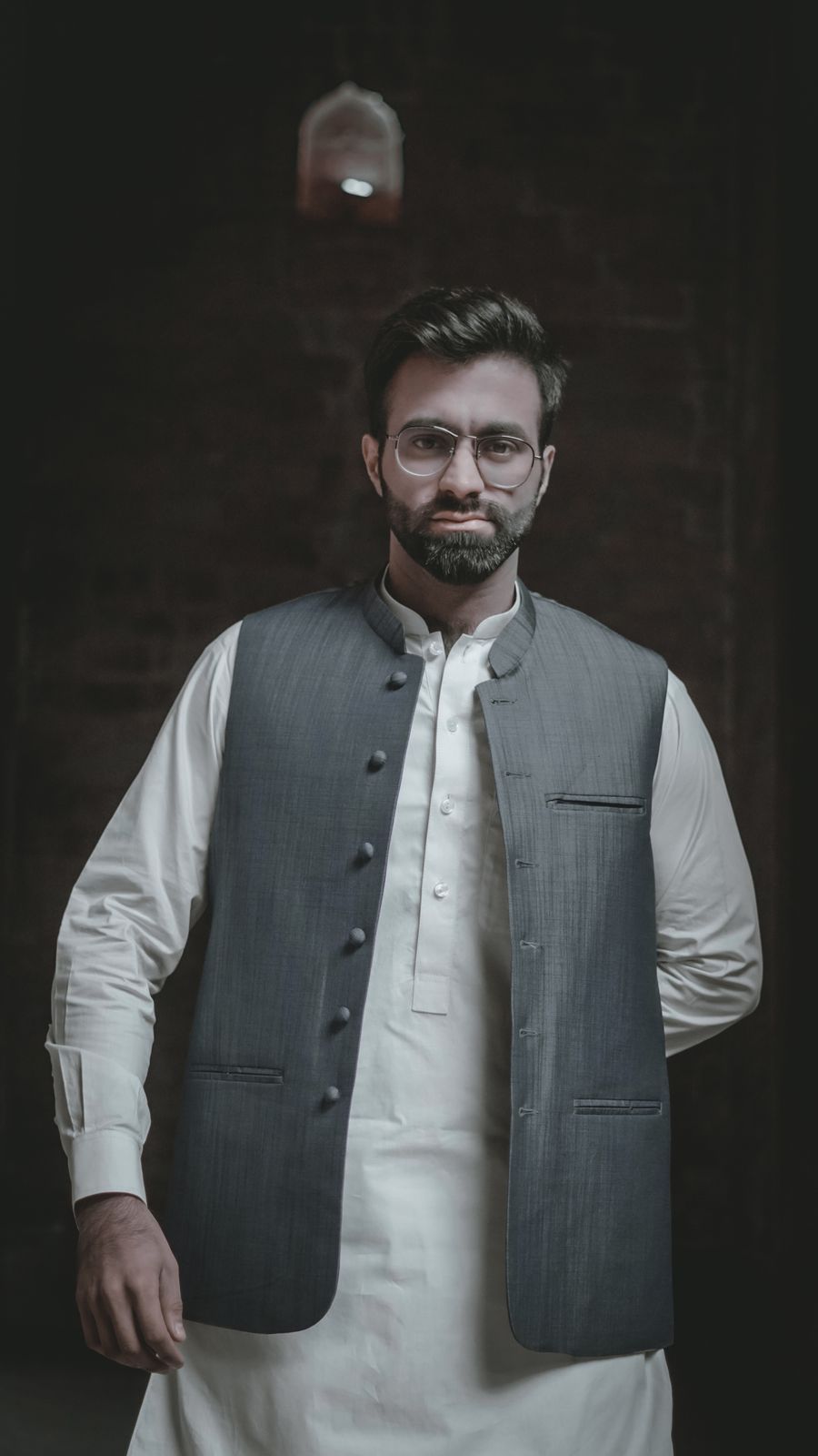 Charcoal Nehru Jacket
