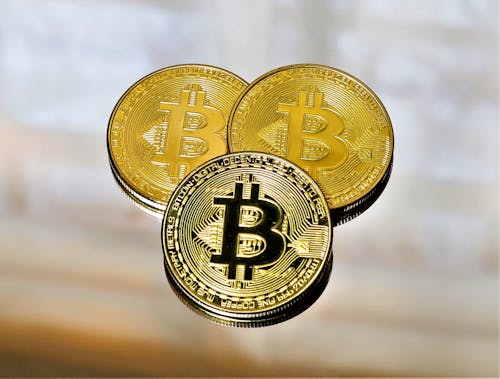 bitcoins, blockchain, bozuk paralar içeren Ücretsiz stok fotoğraf