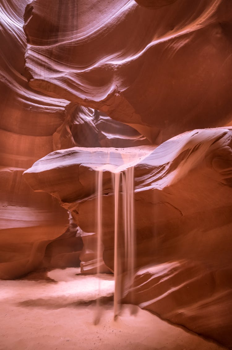 Sands Falling On The Ground