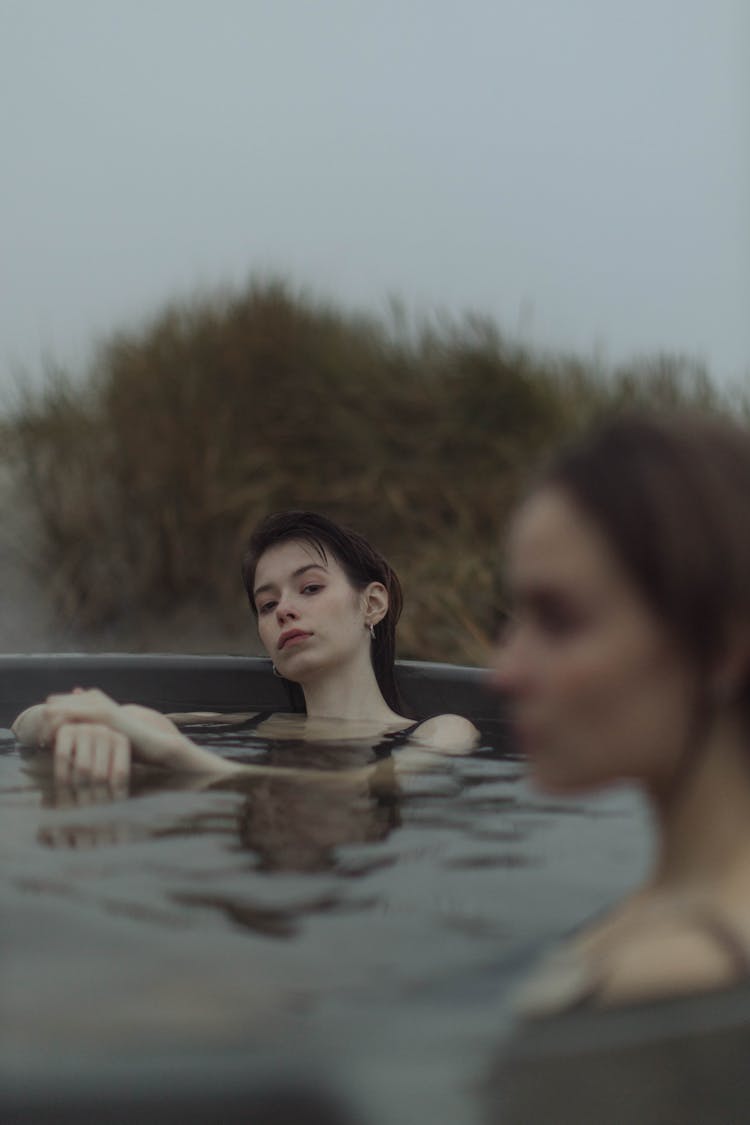 Photo Of A Woman In Jacuzzi