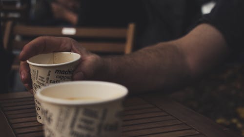 Ingyenes stockfotó cappuccino, csésze kávé, csészék témában