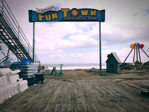 A Signage on a Pier