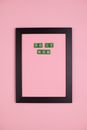 Black Wooden Frame With No Smoking Sign