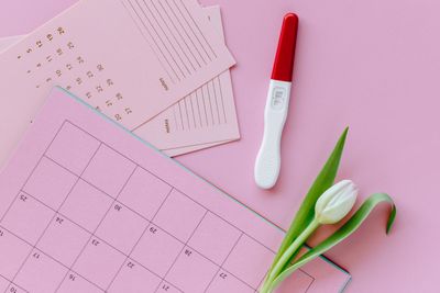 Menstrual cycle diagram with fertility phases highlighted