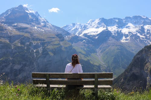 Δωρεάν στοκ φωτογραφιών με Άλπεις, βουνό, γυναίκα