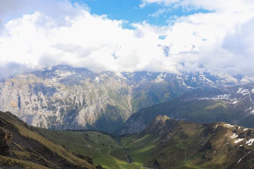 Darmowe zdjęcie z galerii z alpy, alpy szwajcarskie, chmury
