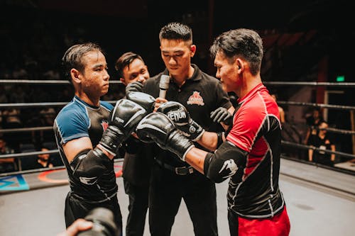 Sepasang Sarung Tangan Tinju Hitam