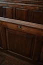 Brown Wooden Cabinet With Brown Wooden Frame