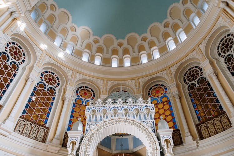 The Interior Of A Synagogue