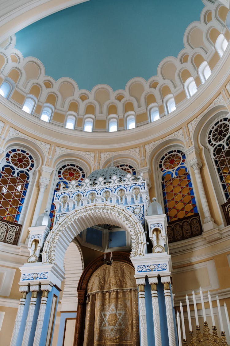 The Interior Of A Synagogue