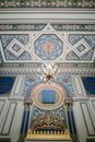 Gold and White Floral Ceiling