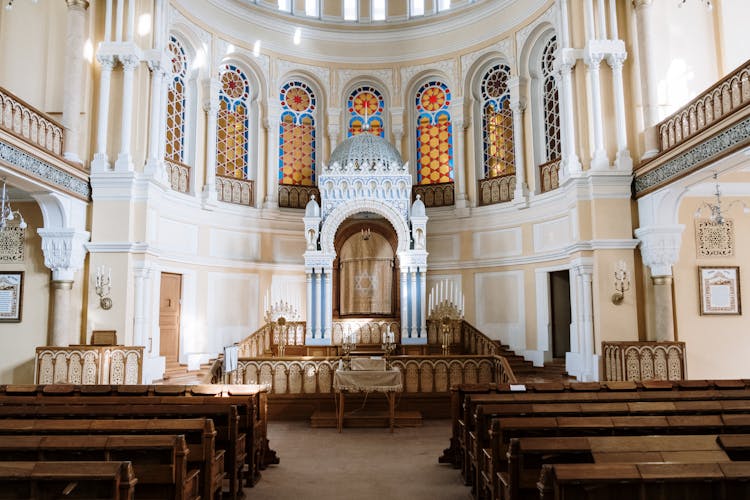 The Interior Of A Synagogue