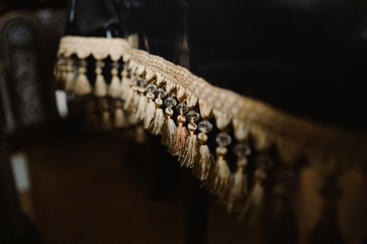 Brown and Black Beaded Necklace