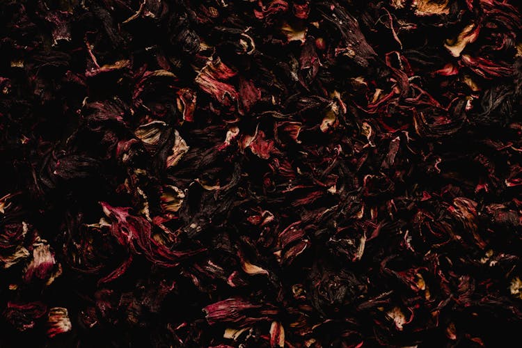 
A Close-Up Shot Of Loose Tea Leaves