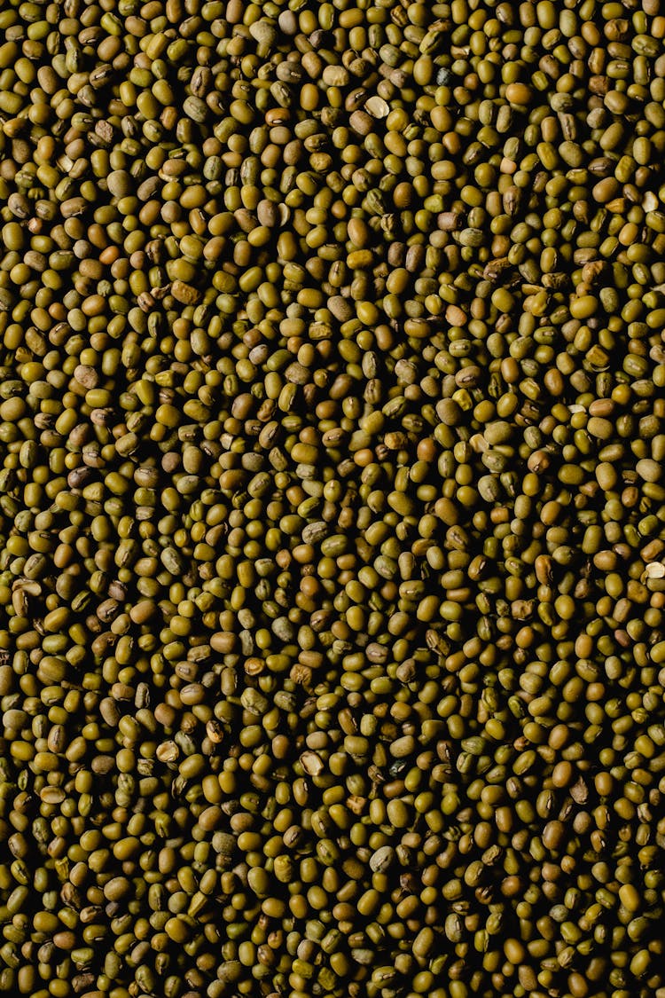 Top View Of Mung Beans 