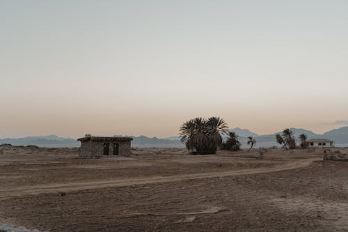 Foto d'estoc gratuïta de casa, desert, Fons de pantalla 4k