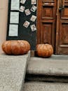 Pumpkins at Doorstep