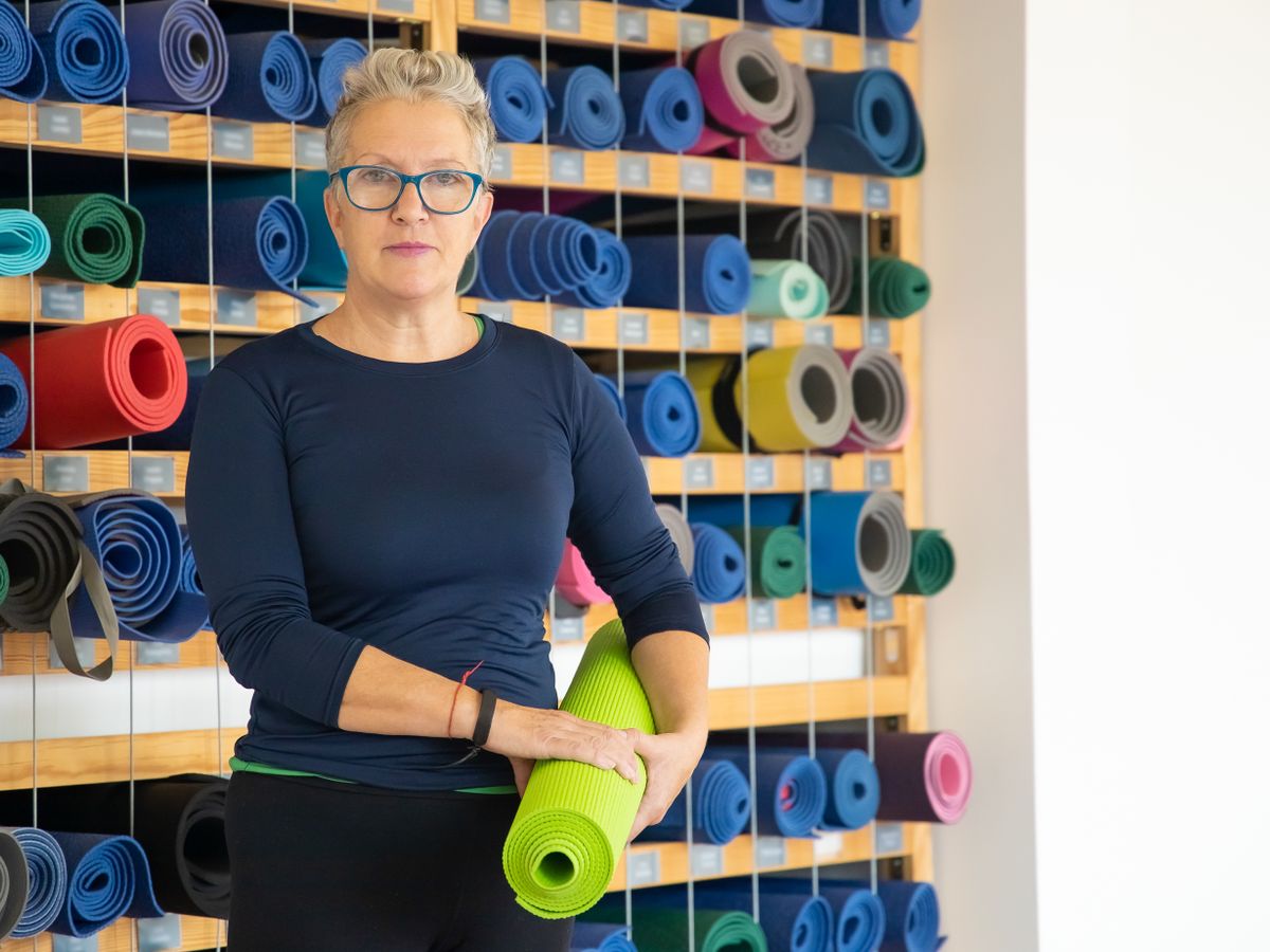 Client at her studio