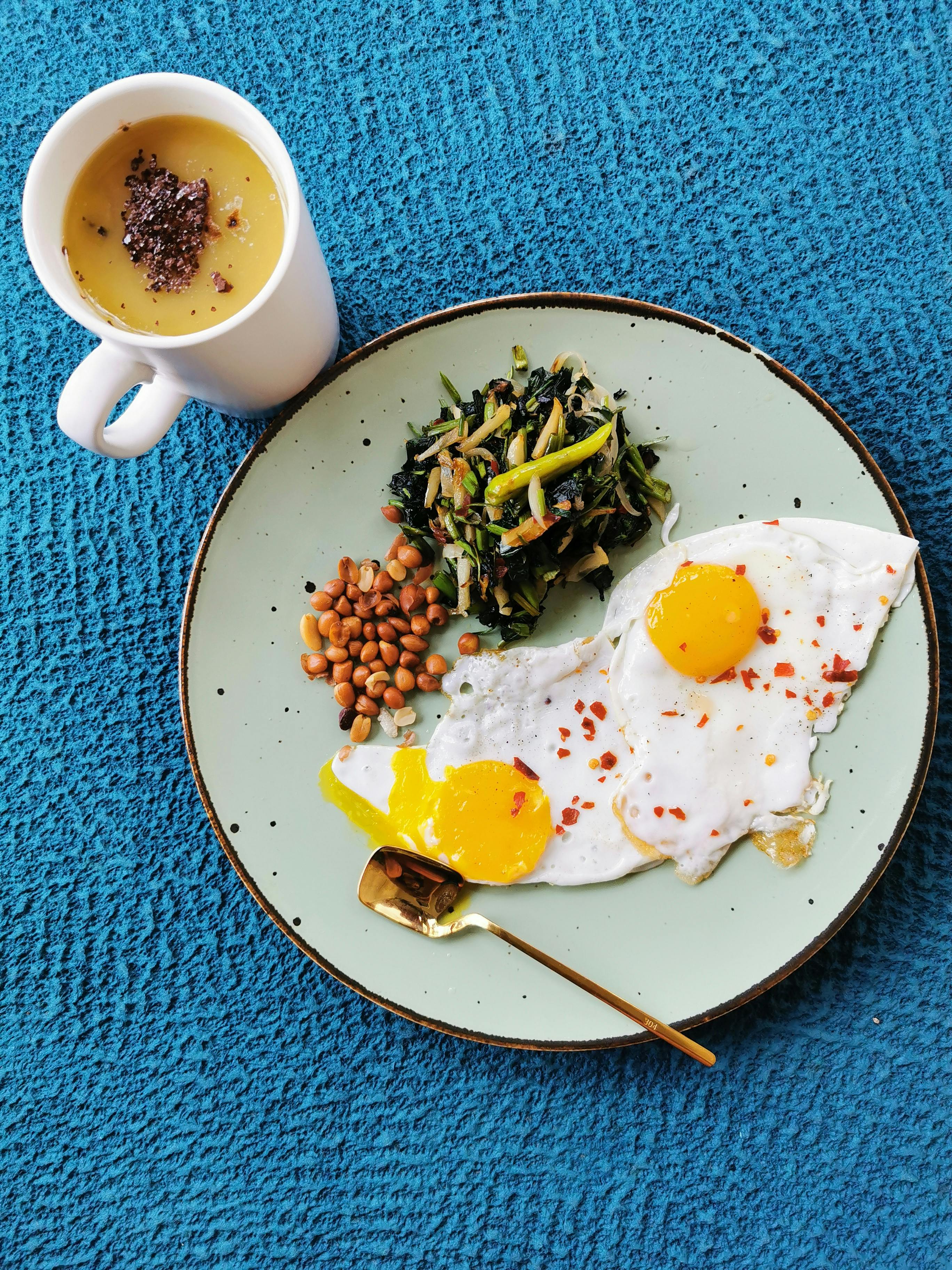 Nutritious breakfast with protein and fiber