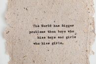 Text Printed on Handmade Paper