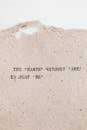 Message Printed on Paper