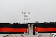 Close-up of a Text Written on a Typewriter