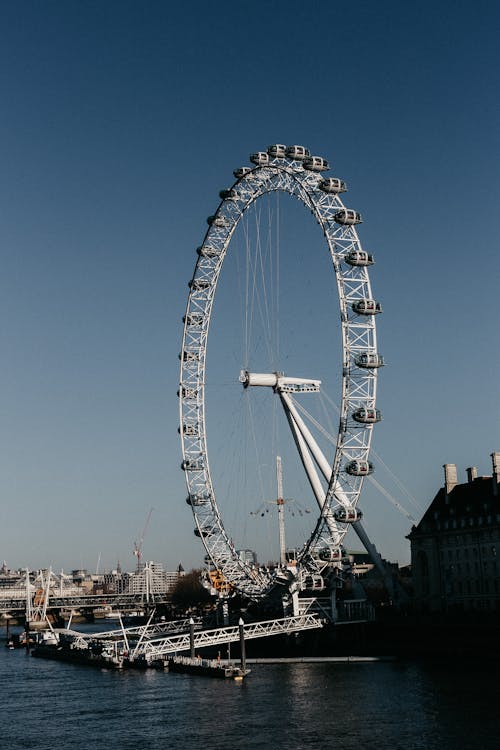 Immagine gratuita di attrazione turistica, giro, london eye