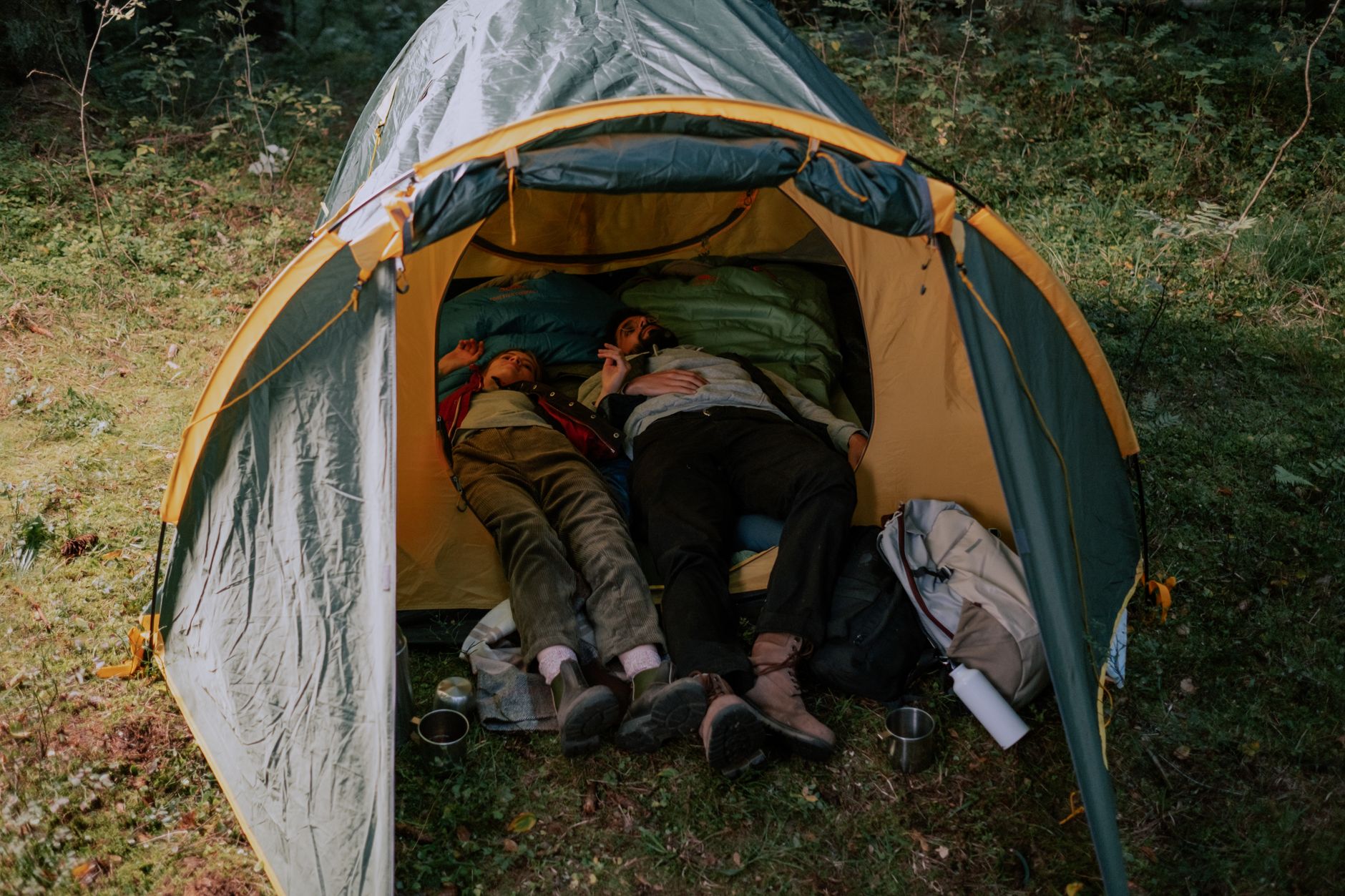 Treklife Down 900 Z green sleeping bag