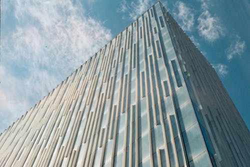 Free Low Angle Shot of a Modern Building Stock Photo