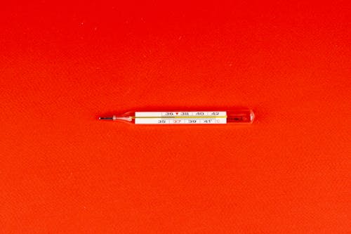 Red and White Click Pen
