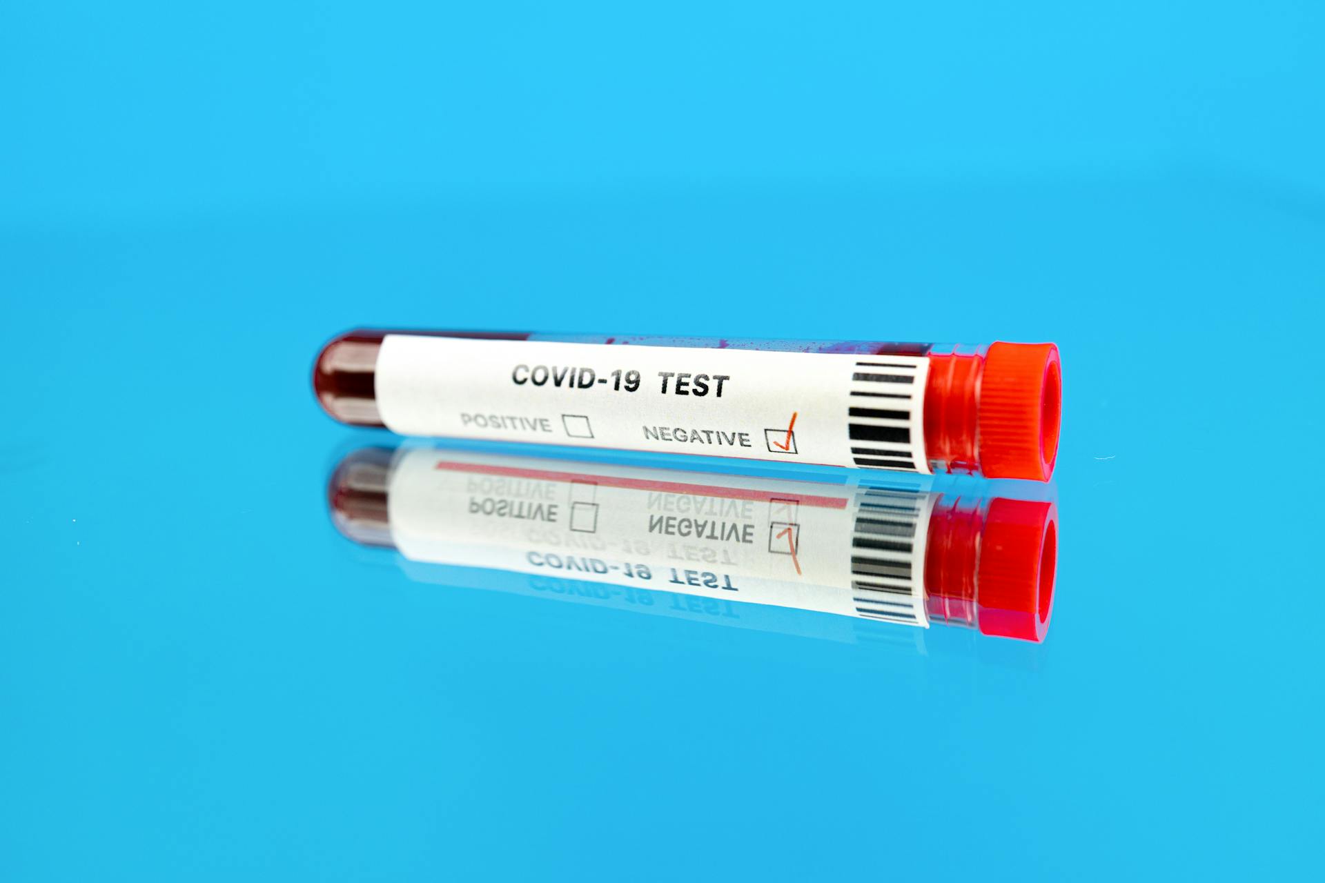 A Close-Up Shot of a Blood Sample in a Test Tube