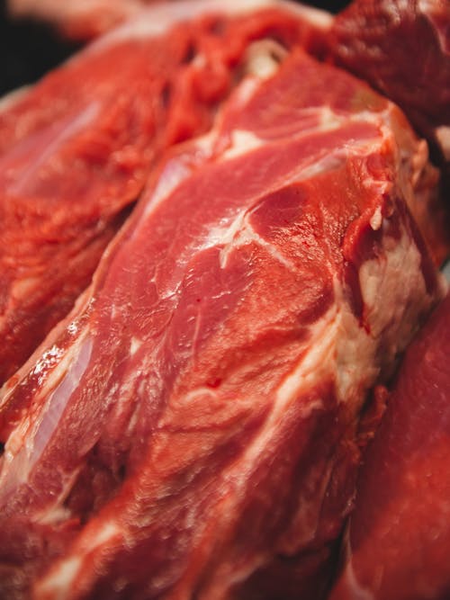 Free Raw Meat in Close Up Photography Stock Photo