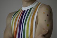 A Man in Rainbow Tank Top