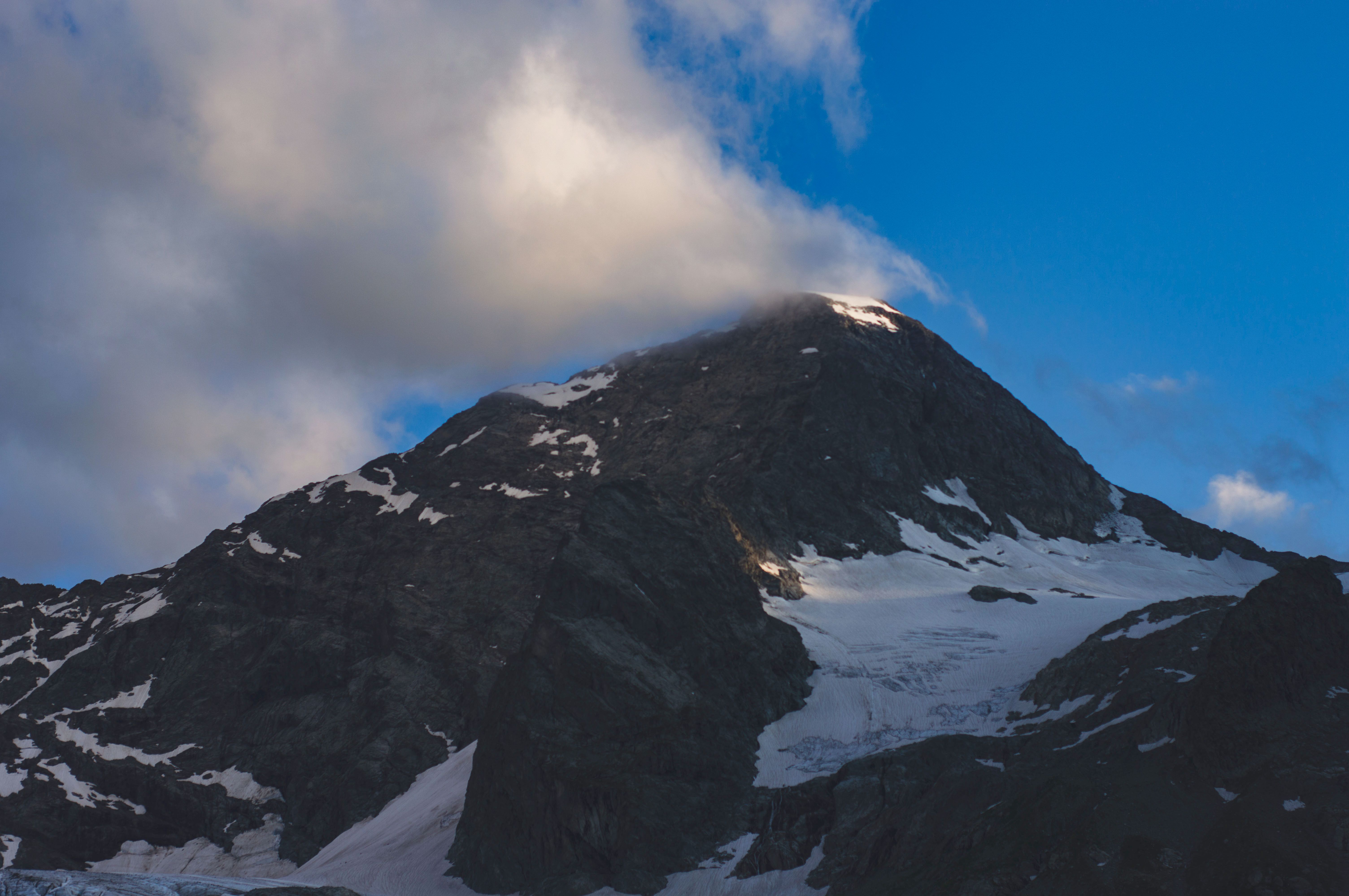 Snow Covered Mountain Under the Blue Sky · Free Stock Photo