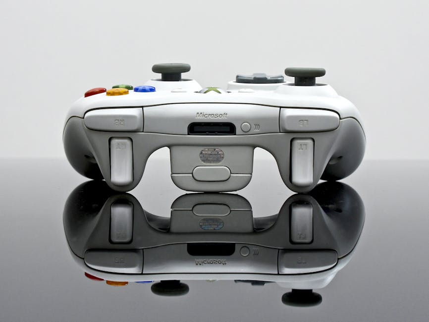 Gray Xbox 360 Game Controller