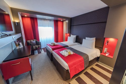 Foto stok gratis kamar hotel, mercure