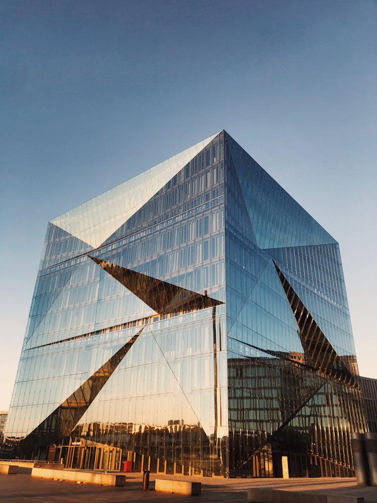 Glass Building During Sunrise