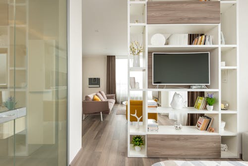 Free Cozy spacious apartment with furniture Stock Photo