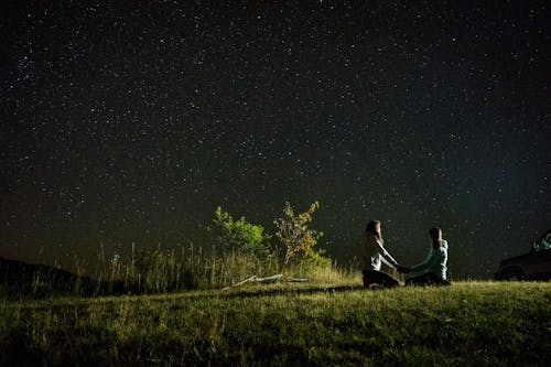 Aşk, gece, gökyüzü içeren Ücretsiz stok fotoğraf