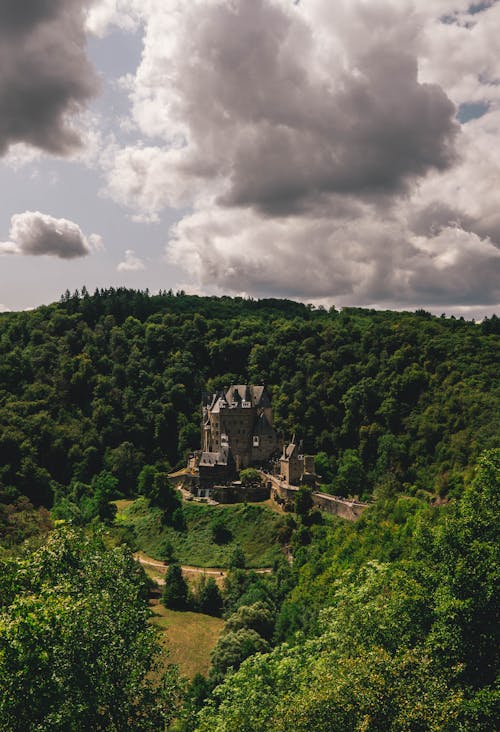 An Aerial Shot of the Eltz Castle