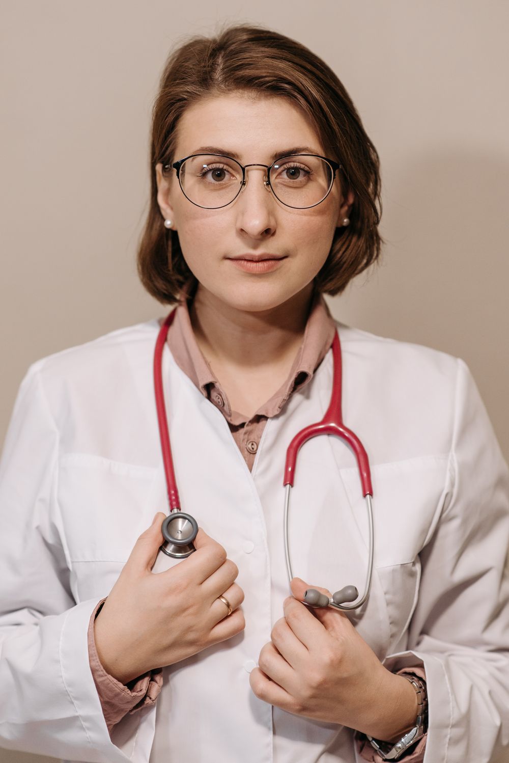 Clinician reviewing structured case information
