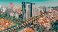 Aerial View of City Buildings