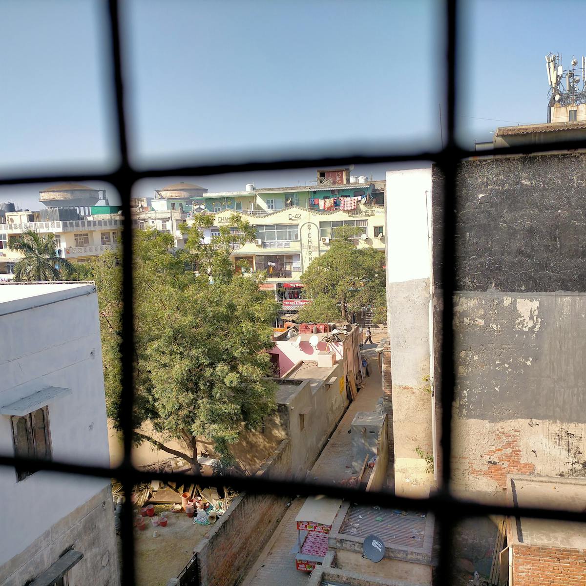 Construction equipment and dump trucks on a jobsite