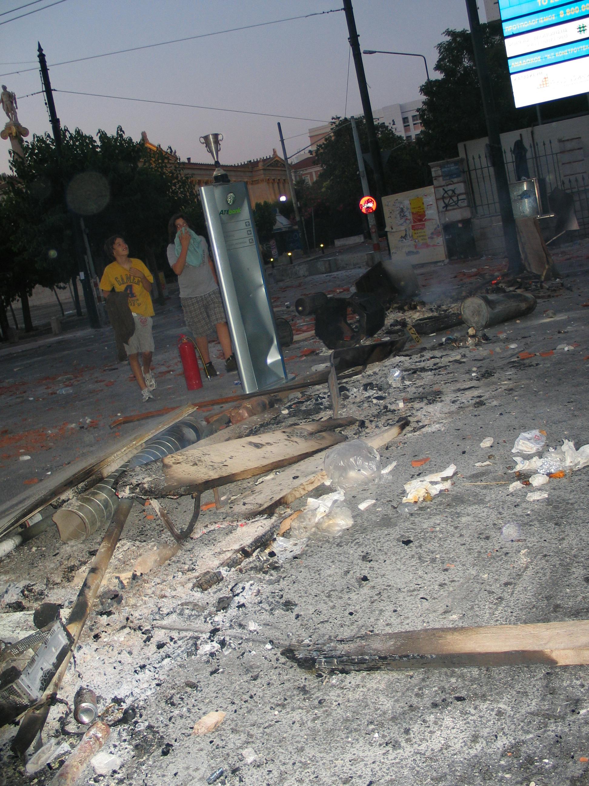 Free stock photo of after the riots, Athens June 2011