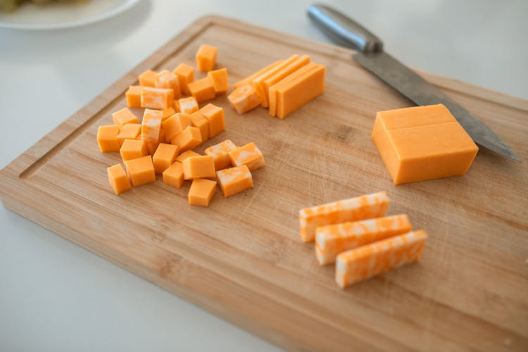 Colby-Jack Cheese Cut Into Cubes 