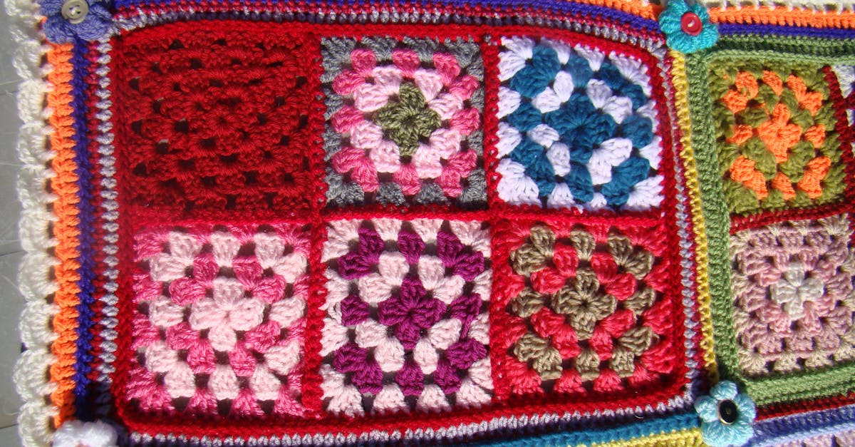 Free stock photo of blanket, crochet, flower
