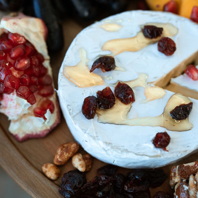 Holiday Whipped Goat Cheese and Pomegranate Molasses Dip