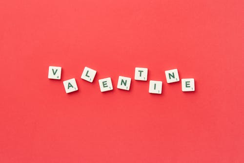 Free Red Card for Valentine Day Stock Photo