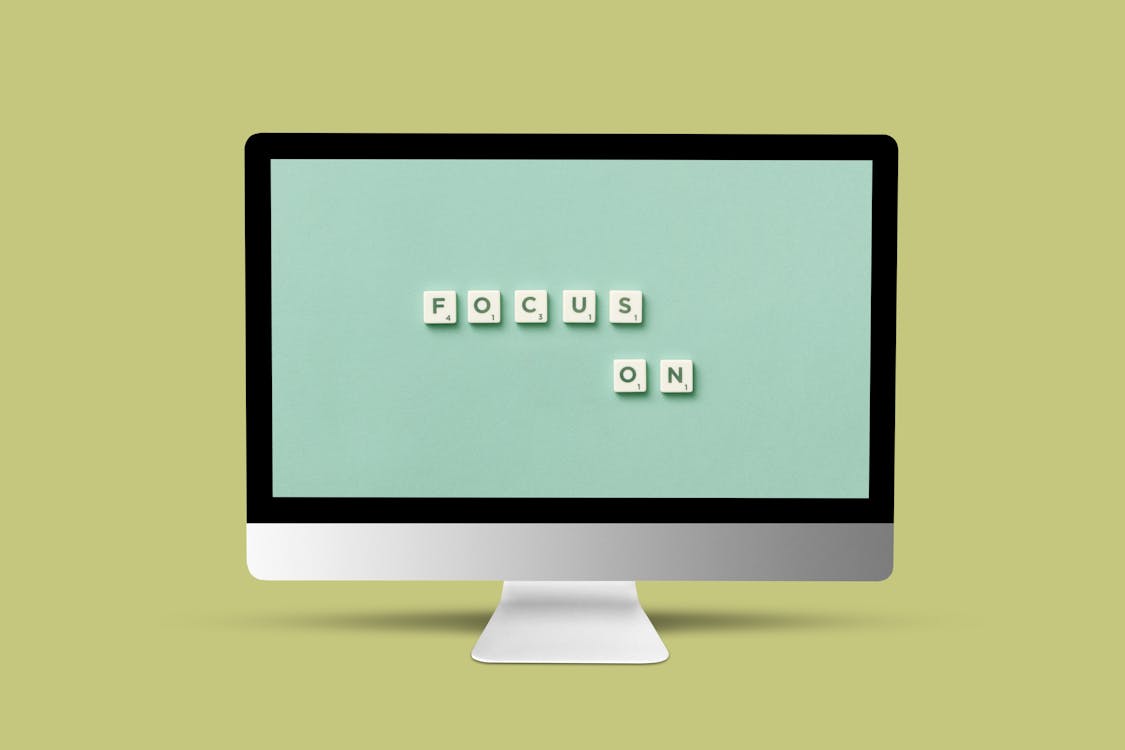 A Phrase on a Computer Screen · Free Stock Photo