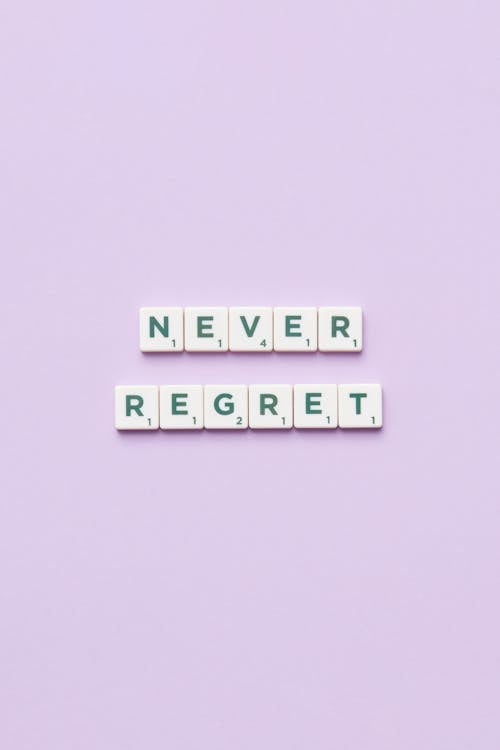 Motivational Phrase on Purple Background